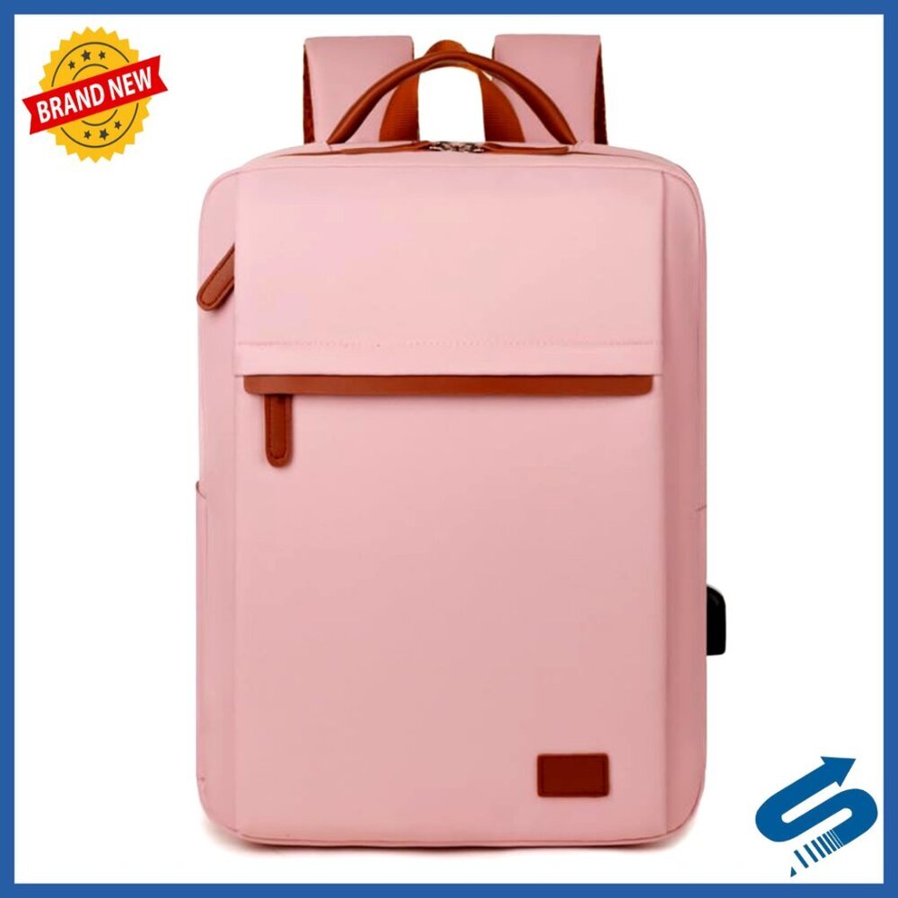 Unisex Laptop Backpack USB Charging Port Travel Business College Functional - Picture 2 of 6